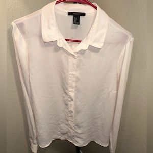 Forever 21 Women's Long Sleeve Button Down Shirt